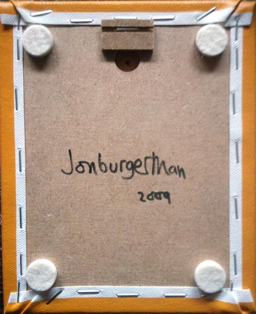 Jon Burgerman - Mini Canvas: Stevey back