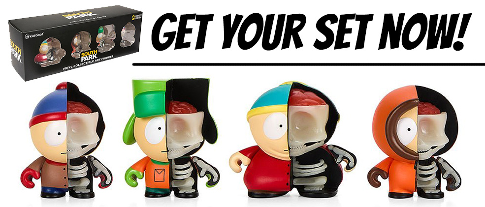 Kidrobot x South Park Anatomy Boys SET