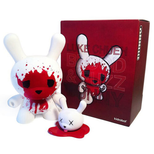 Kidrobot-Luke-Chueh-8inch-Blood-and-Fuzz-Dunny-BOX