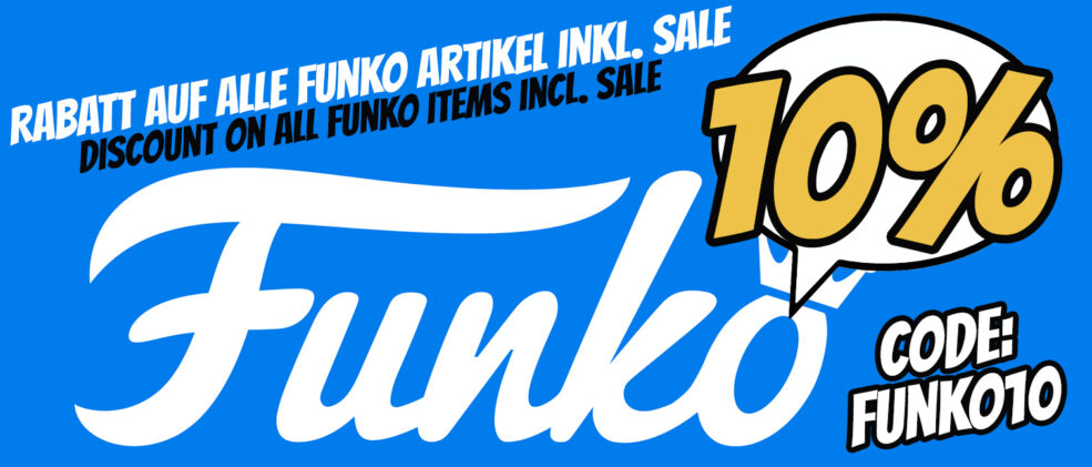 10% Rabatt auf alle Funko Artikel inkl. SALE